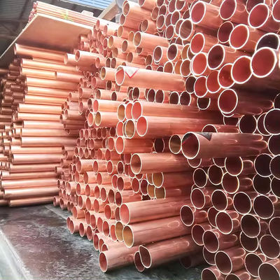 Copper Pipe Bulk Air Conditioning Pipe C11000 Grade Bending Welding Services Included