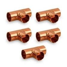 DN20 Copper Nickel C70600 Equal Tee with NPT/BSP Thread Corrosion Proof Pipe Adapter
