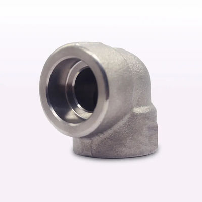 Forged Copper Nickel Elbow CUNI 9010 90 Degree Socket Elbows 2" 3000# Pipe Connection