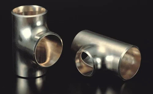 Copper Nickel Equal Tee UNS C71500 SMLS Butt Welding Pipe Fittings for High Temperature Applications
