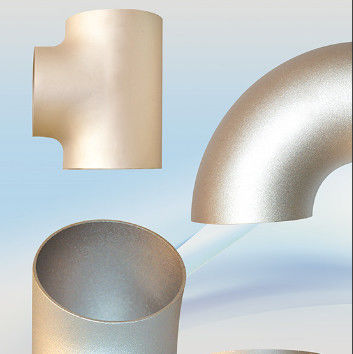 DIN86088 CuNi10Fe1.6Mn PN1.0 Butt Weld Connection Fittings Copper Nickel Tee