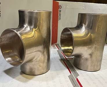 Metal Copper Nickel Tee C70600 CuNi 90/10  Tee Manufacturer and Supplier