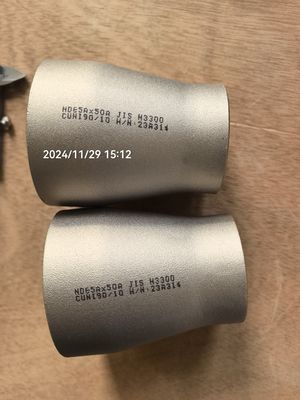 CuNi10Fe1.6Mn PN1.0 BW Connection Fittings Copper Nickel CON ECC Reducer