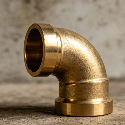 C70600 Copper Nickel 90° Elbow ANSI B16.9 Seawater Proof Custom Schedule 80 BW Fitting