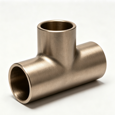 CuNi 70/30 Copper Nickel Tee Corrosion Resistant Marine Grade Pipe Fitting ASME B16.5 Class150