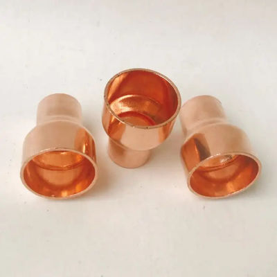 Brass Quick-Connect Reducer Coupling, No-Solder Compression Adapter for Copper Pipe