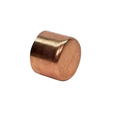 Copper Threaded Pipe Cap ANSI/DIN 150 PSI Leak-Proof End Closure Water Pipe Fitting