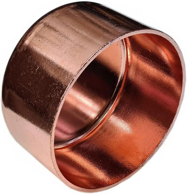 Threaded Connection Copper Pipe Cap with 400°F Temperature Rating and 150 PSI Pressure Rating