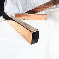 Rura miedziano-niklowa C70600 - 99% czystości, kwadratowa 20mm/25mm, grubość ścianki 1/2mm-2mm