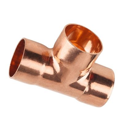 ANSI B16.5 Equal Cushion Tee Copper Press Plumbing Fitting High-Quality Copper Material