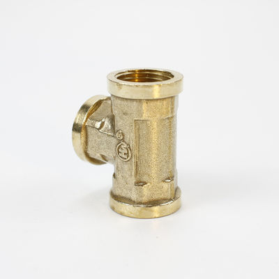 Multi-purpose HT 200-1001 Brass Female Tee Thread Fittings for Industrial Fluids & Gases
