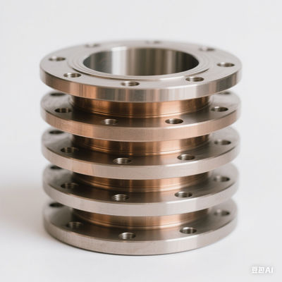 ASME B16.5 C71500 CuNi 70/30 Kołnierz z podwyższoną szyjką do spawania, kuty kołnierz morski