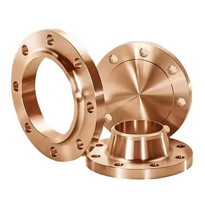 High Temp CuNi Weld Neck Flange Black Paint Corrosion Resistant Fertilizer Plant Fitting