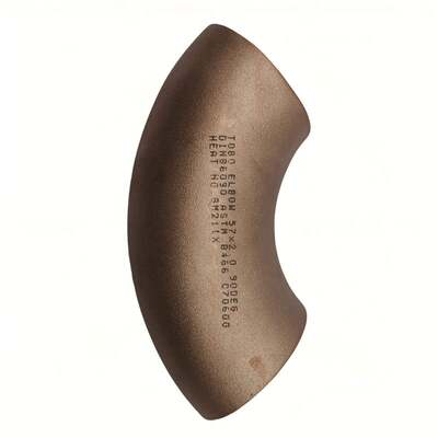 Copper Nickel ASTM B466  UNS C715000  1.5D 90° 3'' SCH40 Elbow ASME B16.9