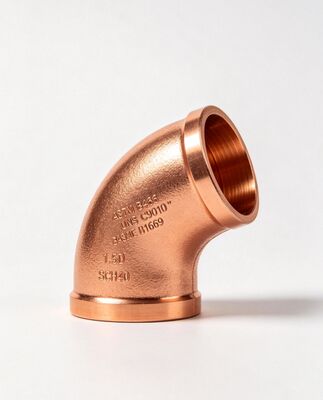 ASTM B466 CuNi 90/10 Butt Weld Elbow Corrosion Resistant Fitting for Marine Piping