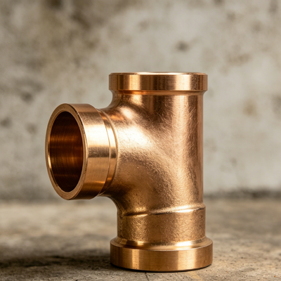 70/30 Copper Nickel Equal Tee Forged Socket Weld ASME B16.11 Class 300 High Pressure