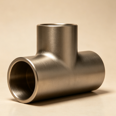UNS C71500 CuNi 70/30 Copper Nickel Tee High Flow Erosion Resistant Pipe Fitting ASME B16.5